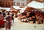 mercato in piazza. Anni sessanta - settanta (Piero Melloni)